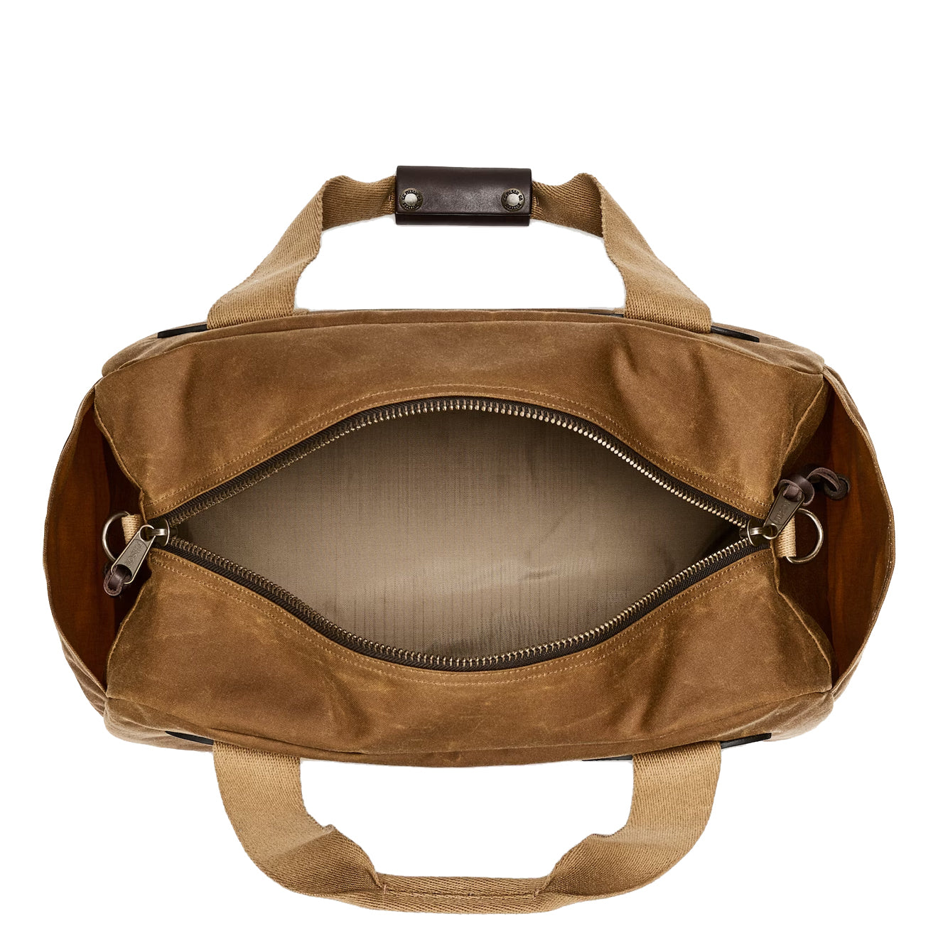 Filson Small Tin Cloth Duffle Bag Dark Tan - The Sporting Lodge