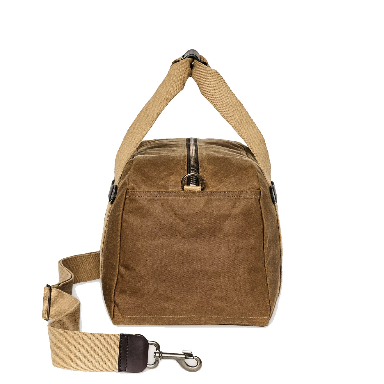 Filson Small Tin Cloth Duffle Bag Dark Tan - The Sporting Lodge