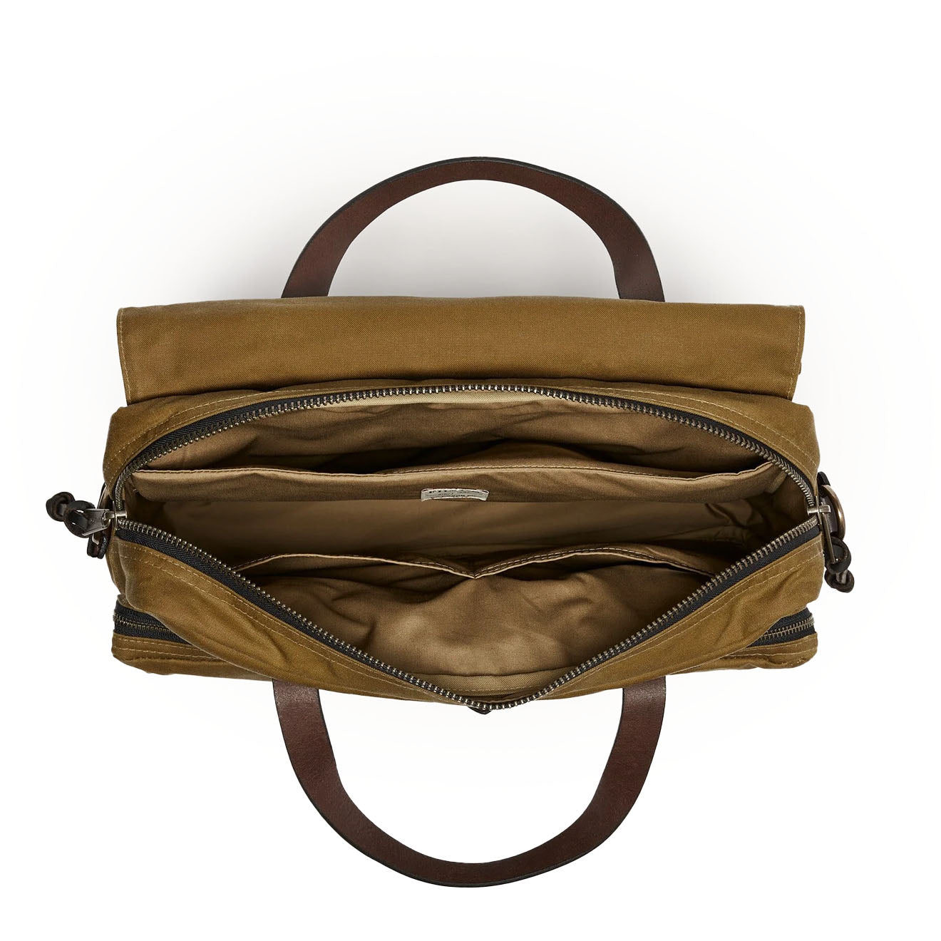 Filson 24-Hour Tin Cloth Briefcase Dark Tan - The Sporting Lodge