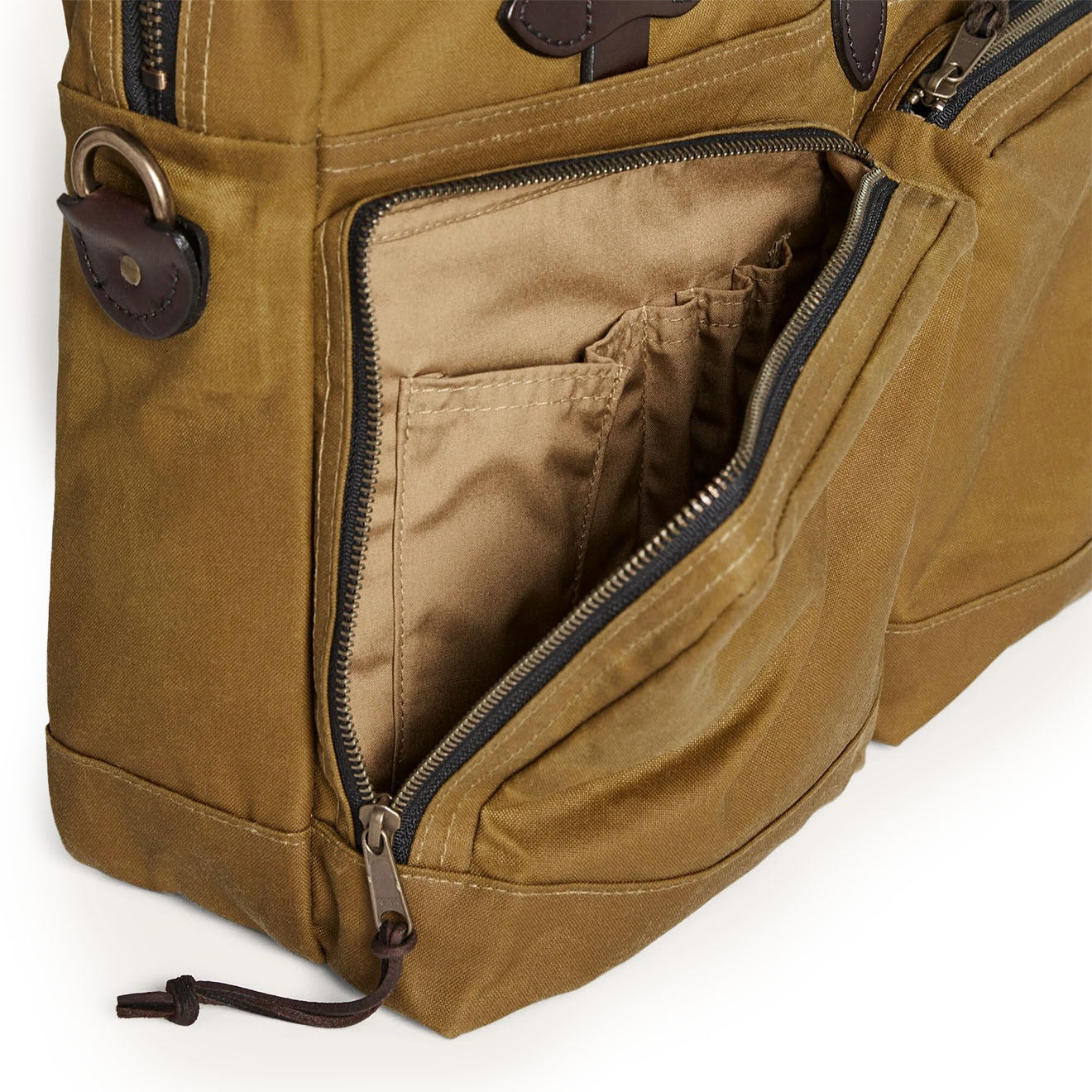 Filson 24-Hour Tin Cloth Briefcase Dark Tan - The Sporting Lodge