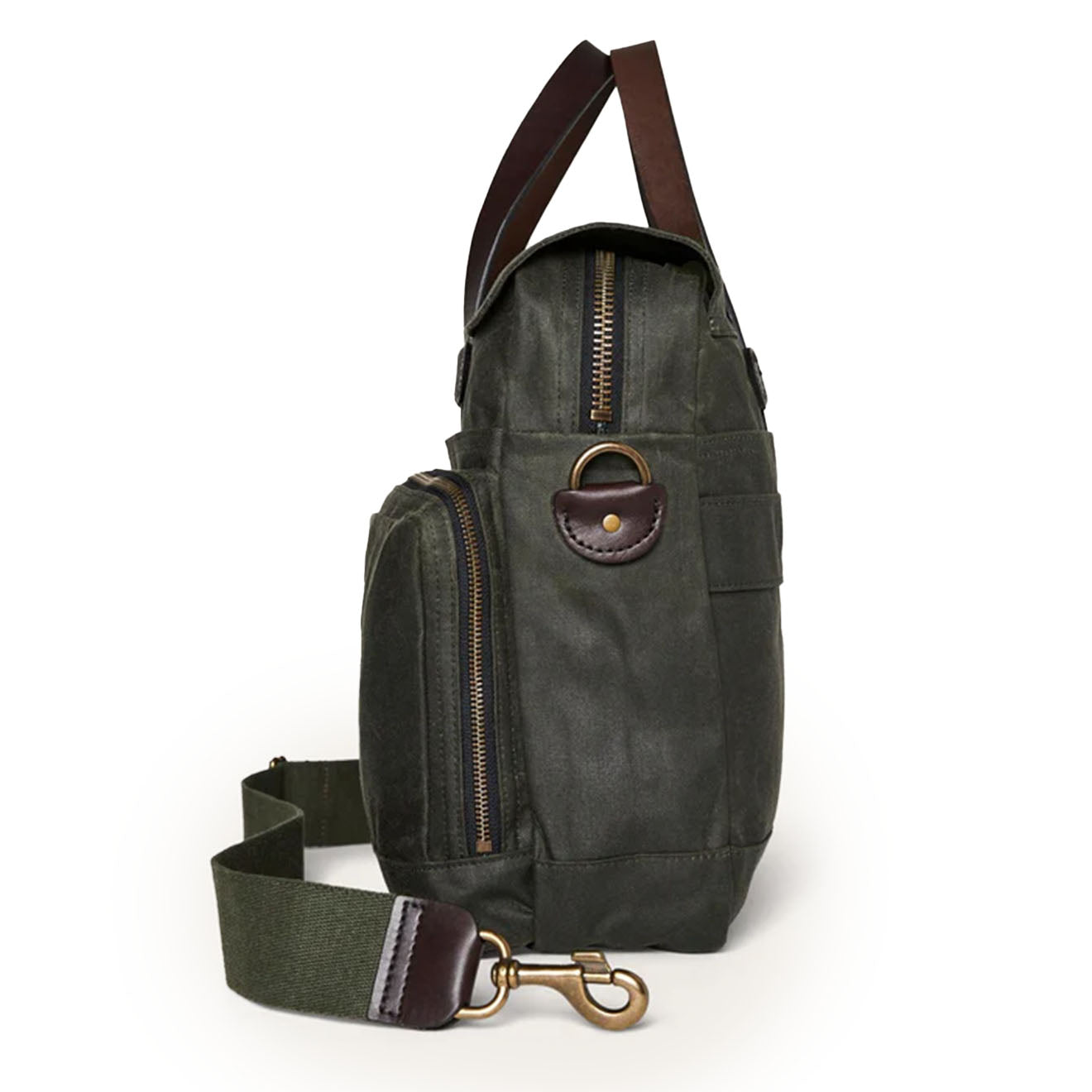 Filson 24-Hour Tin Cloth Briefcase Otter Green - The Sporting Lodge