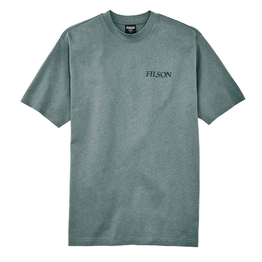 Filson Frontier Graphic T-Shirt Balsam Green / Salmon - The Sporting Lodge