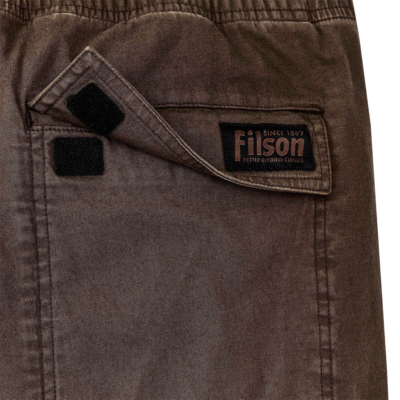 Filson Granite Mountain Pull On Shorts Dark Earth - The Sporting Lodge