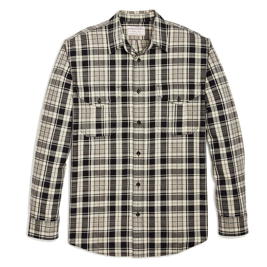 Filson Lightweight Alaskan Guide Shirt Cream / Black / Gray - The Sporting Lodge