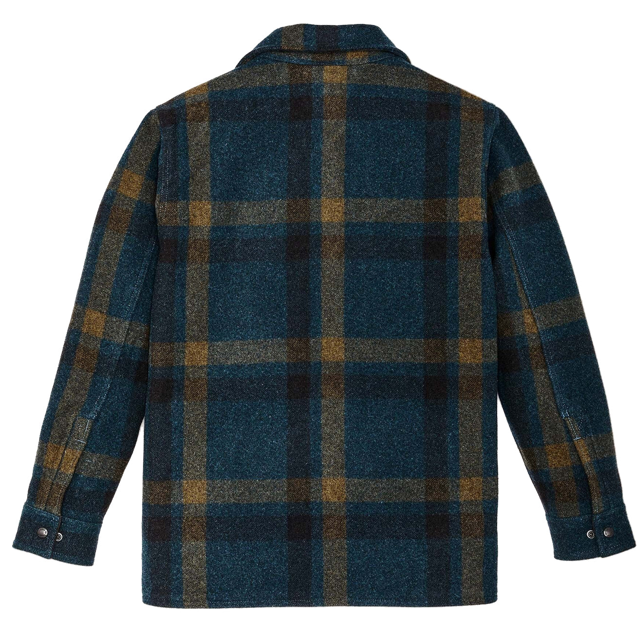 Filson Lined Mackinaw Jac-Shirt Teal / Ochre Plaid