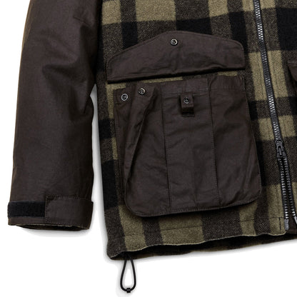 Filson Mackinaw Hunting Jacket Otter Green / Black Plaid - The Sporting Lodge