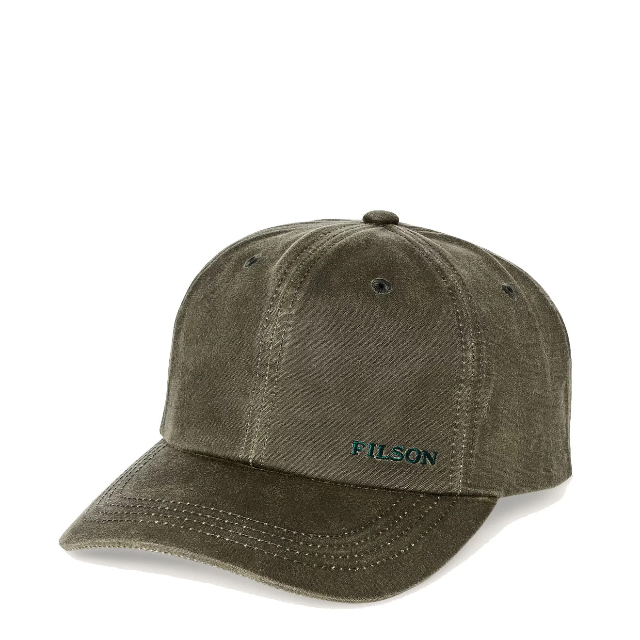 Filson Oil Tin Low Profile Cap Otter Green - The Sporting Lodge