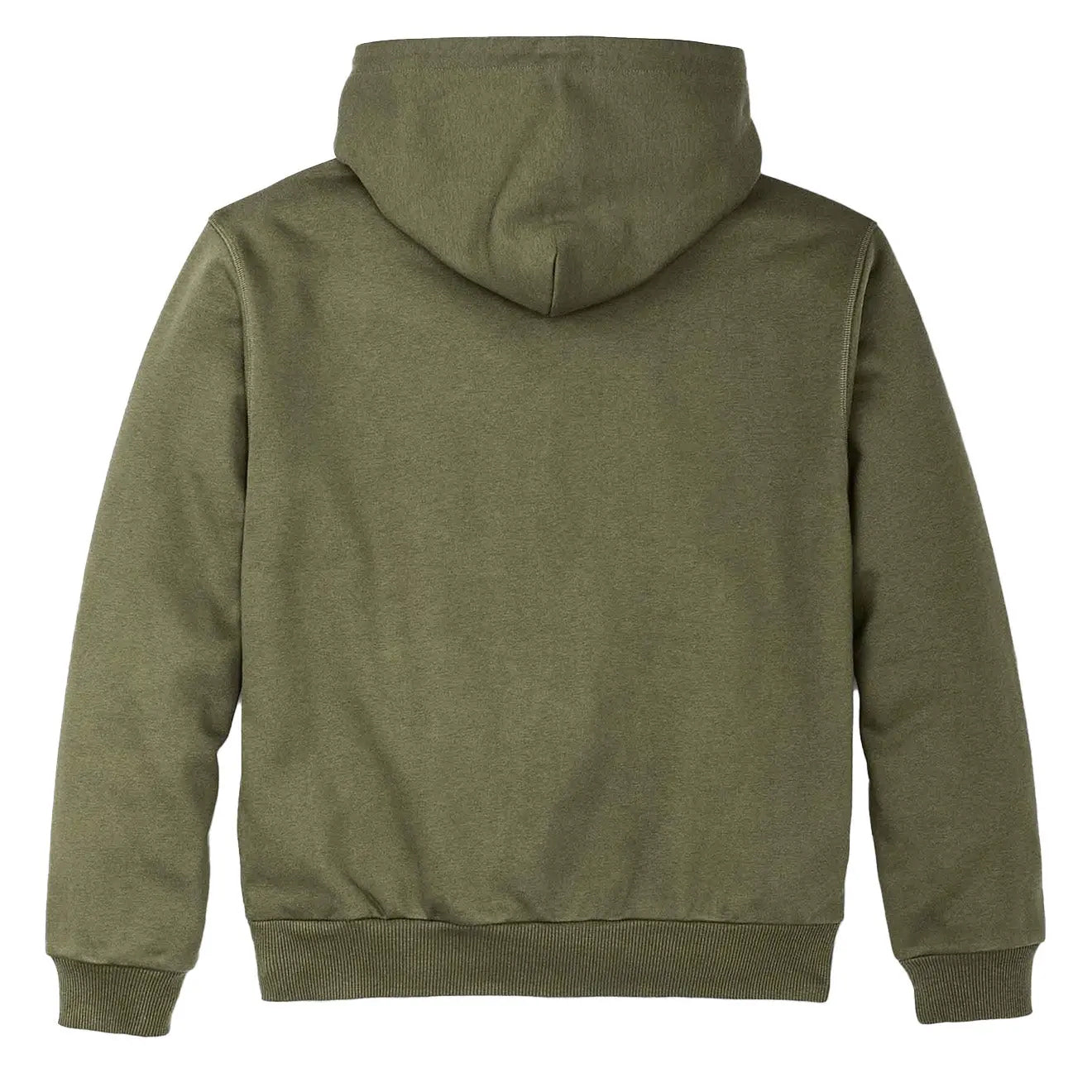 Filson Prospector Full Zip Hoodie 13Oz Cotton Blend Fleece Olive Drab - The Sporting Lodge