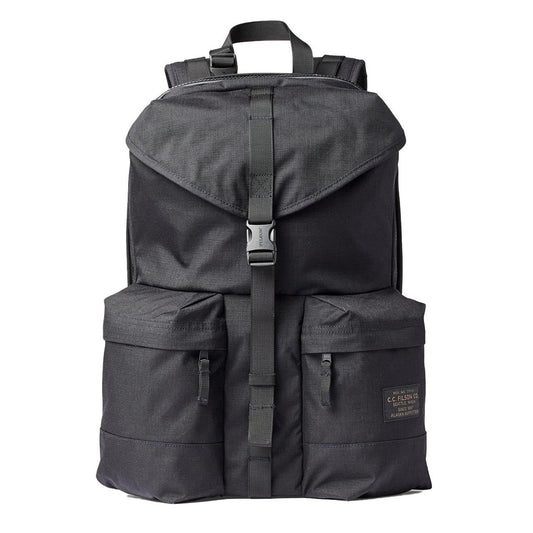 Filson Ripstop Nylon Backpack Black - The Sporting Lodge