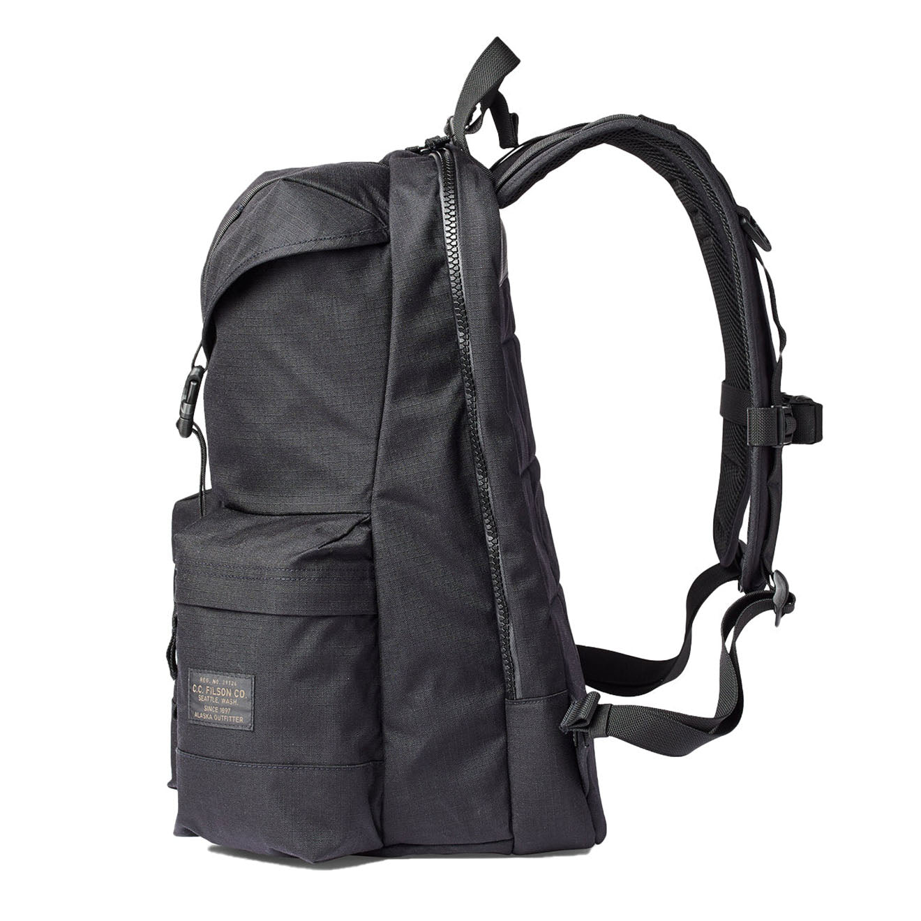 Filson Ripstop Nylon Backpack Black - The Sporting Lodge