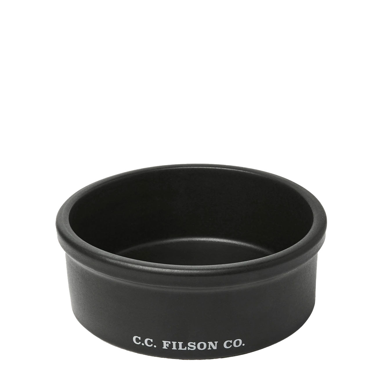 Filson Stoneware Dog Bowl Faded Black - The Sporting Lodge