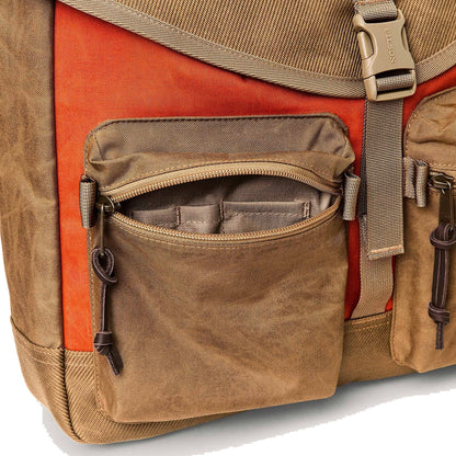 Filson Surveyor Messenger Bag Dark Tan / Flame