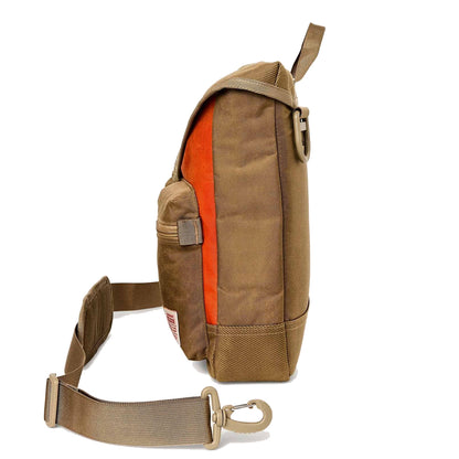 Filson Surveyor Messenger Bag Dark Tan / Flame