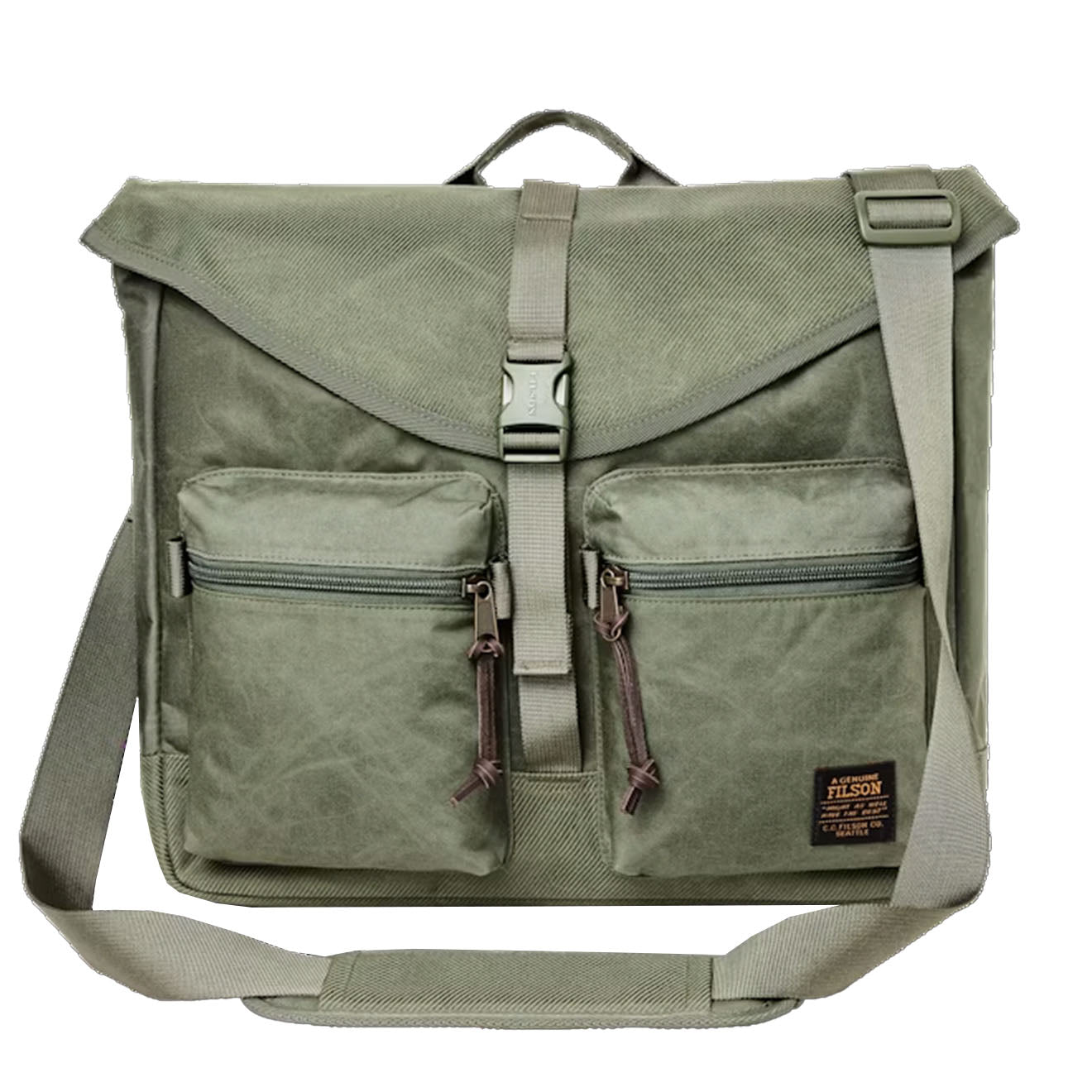 Filson Surveyor Messenger Bag Service Green - The Sporting Lodge