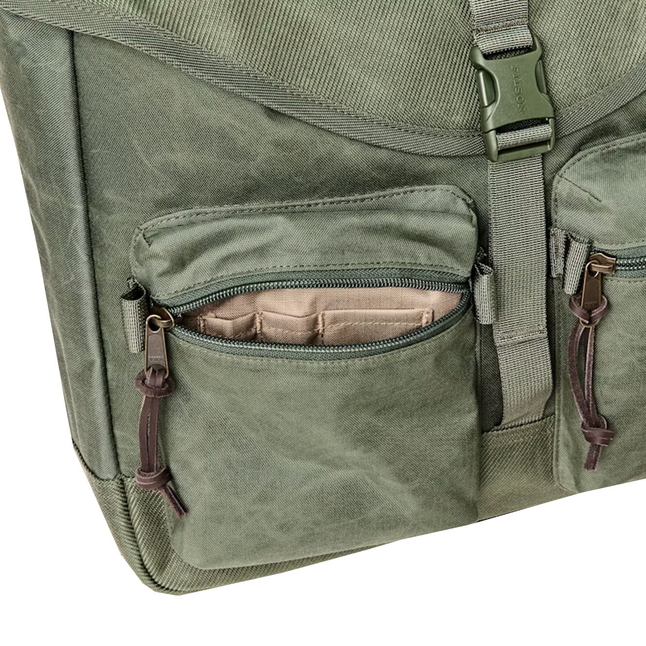 Filson Surveyor Messenger Bag Service Green - The Sporting Lodge