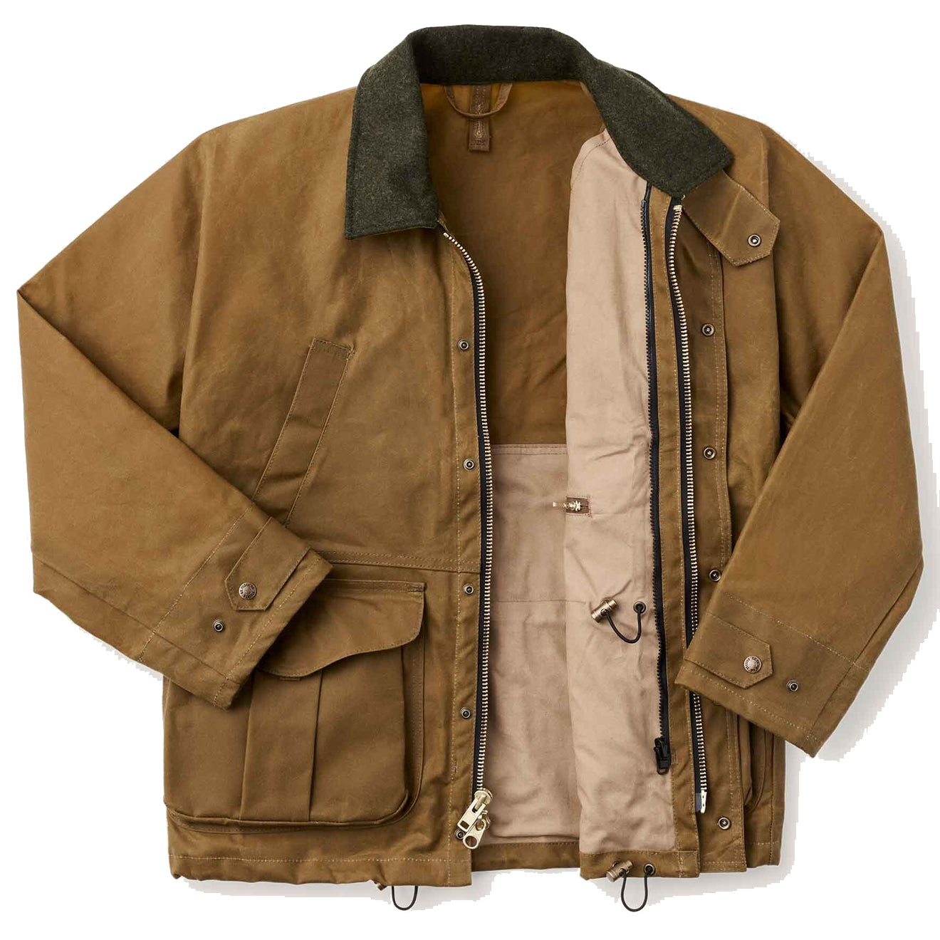 Filson Tin Cloth Field Jacket Dark Tan