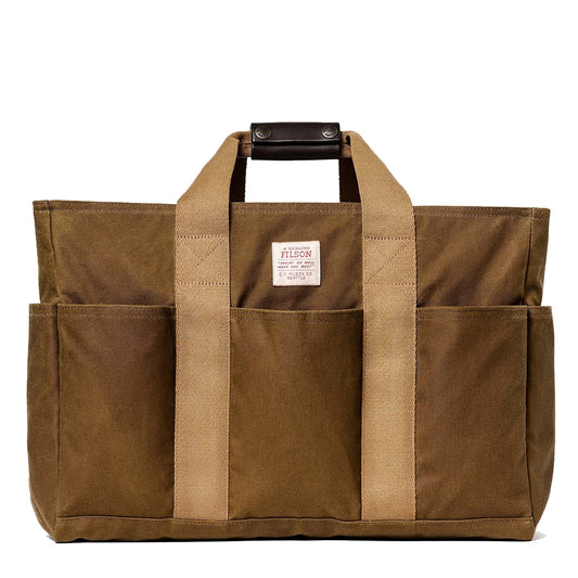 Filson Tin Cloth Supply Tote Dark Tan - The Sporting Lodge