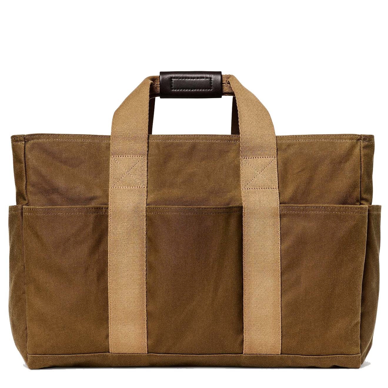 Filson Tin Cloth Supply Tote Dark Tan