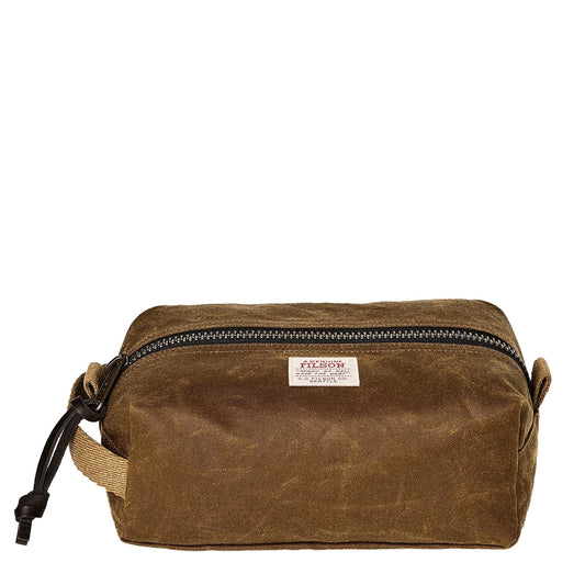 Filson Tin Cloth Travel Kit Dark Tan - The Sporting Lodge