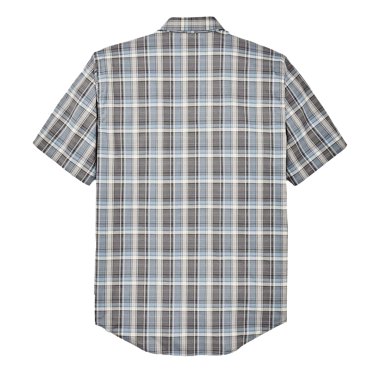 Filson Twin Lakes Short Sleeve Sport Shirt Gray / Blue / Cream - The Sporting Lodge