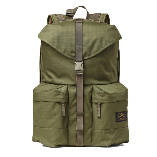 Filson Ripstop Nylon Backpack Surplus Green - The Sporting Lodge