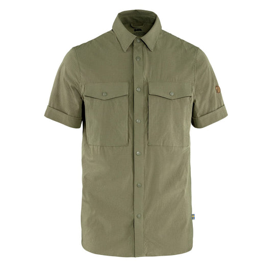 Fjallraven Abisko Trekking Shirt SS Light Olive - The Sporting Lodge