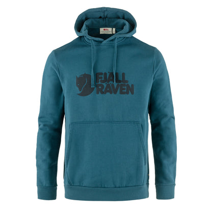 Fjallraven Logo Hoodie Deep Sea