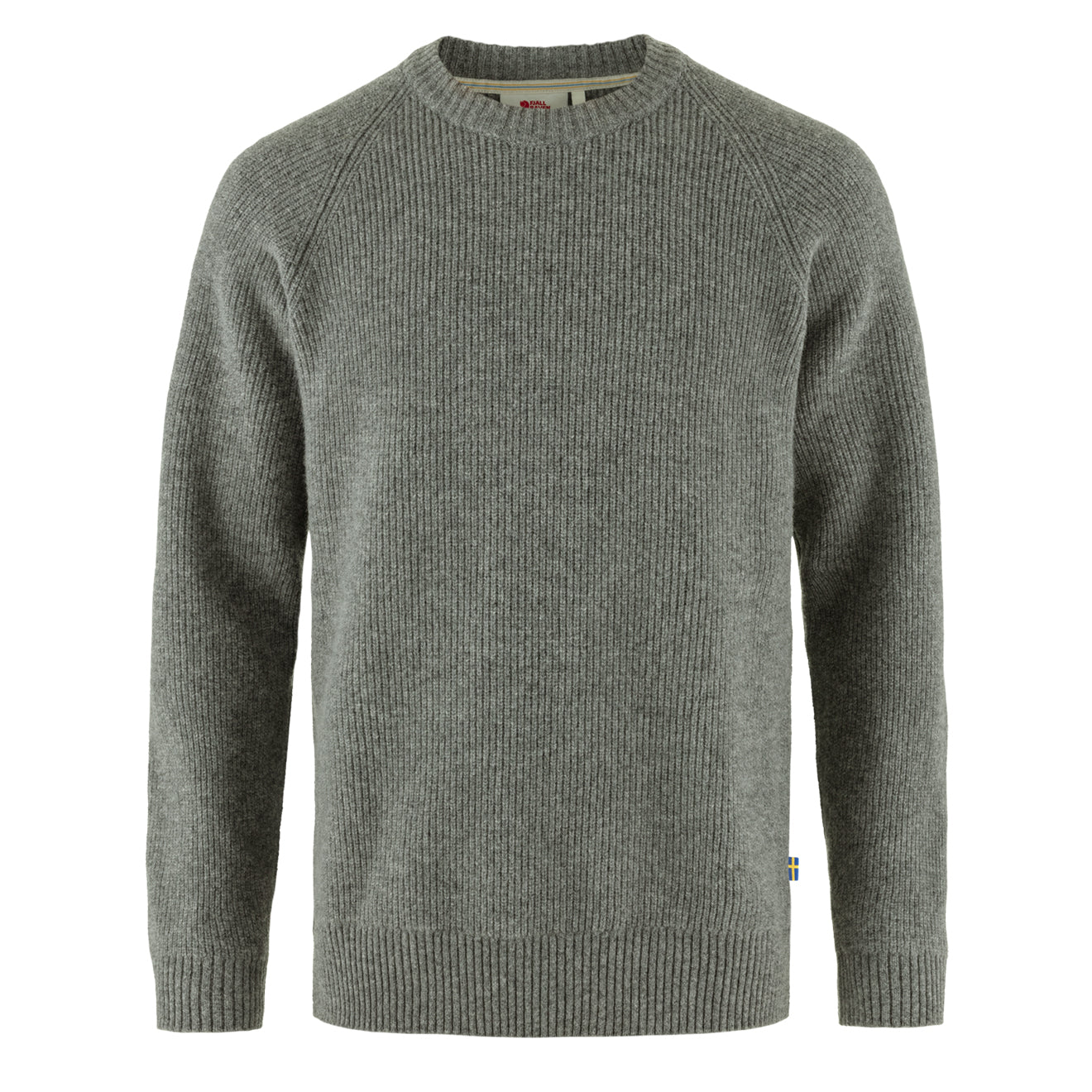 Fjallraven Ovik Rib Sweater Grey The Sporting Lodge