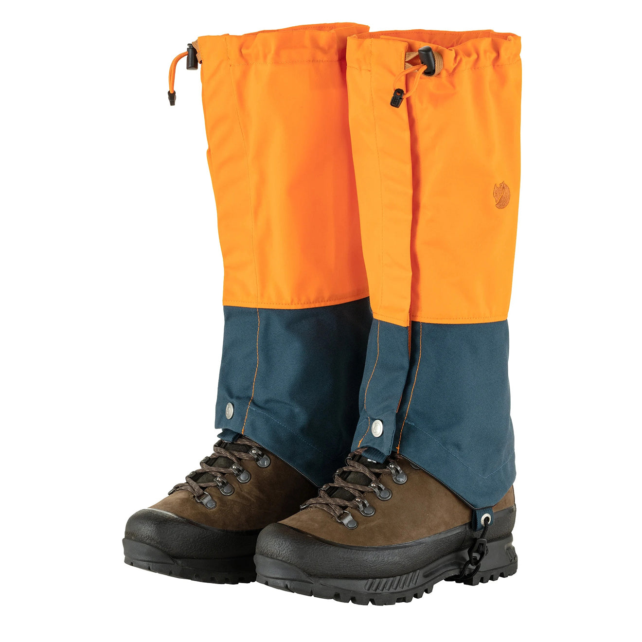 Fjallraven Singi X-Gaiters Field Orange / Mountain Blue - The Sporting Lodge