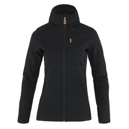 Fjallraven Womens Keb Fleece Hoodie Black