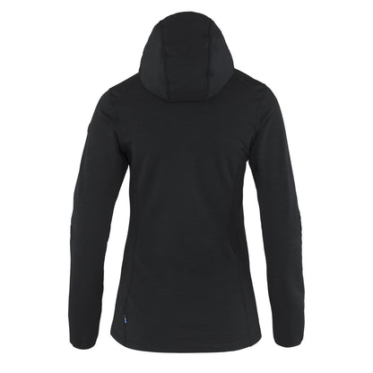 Fjallraven Womens Keb Fleece Hoodie Black-2