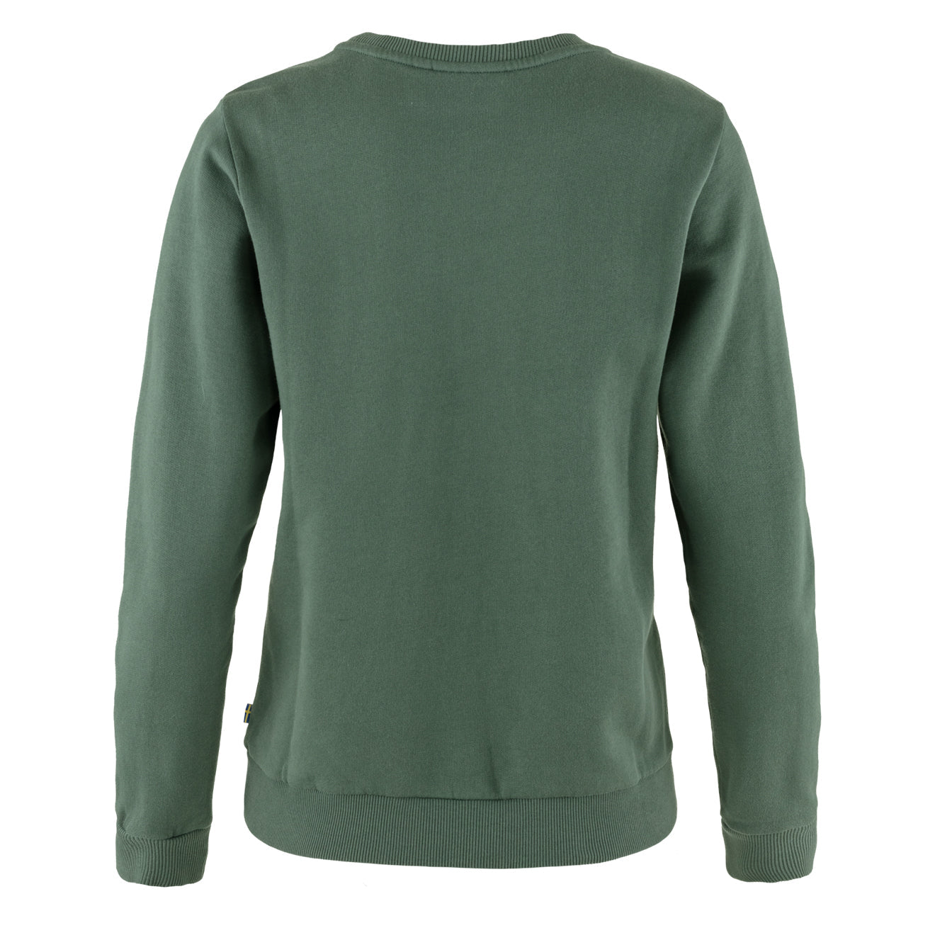 Fjallraven Womens Logo Sweater Deep Patina / Misty Green-2