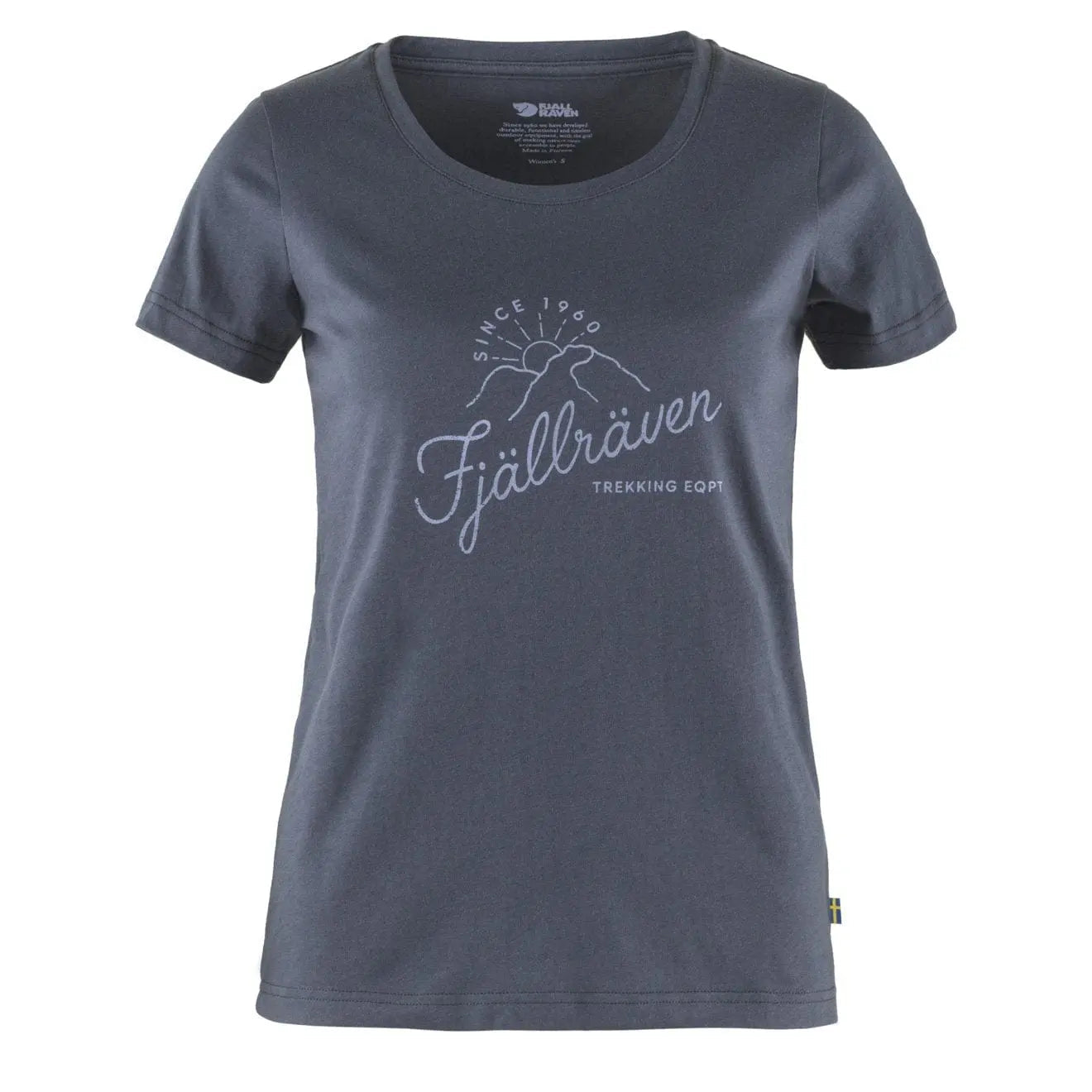 Fjallraven Womens Sunrise T-Shirt Navy - The Sporting Lodge