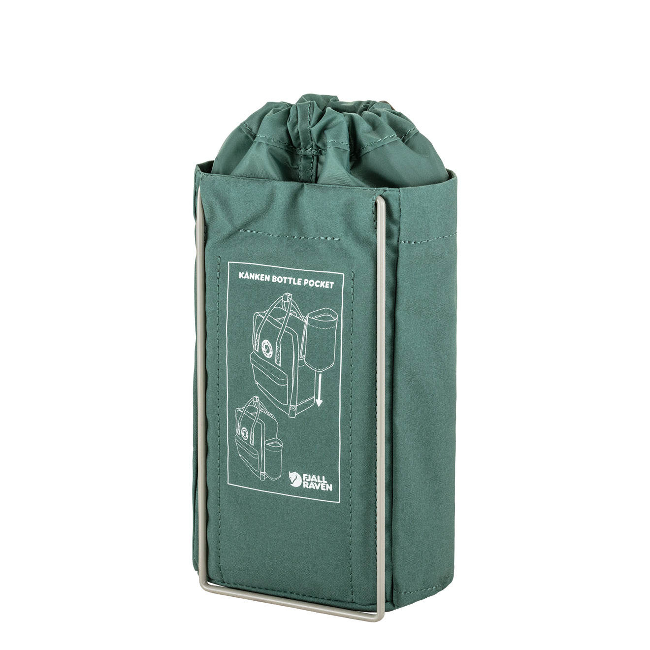 Fjallraven Kanken Bottle Pocket Frost Green - The Sporting Lodge