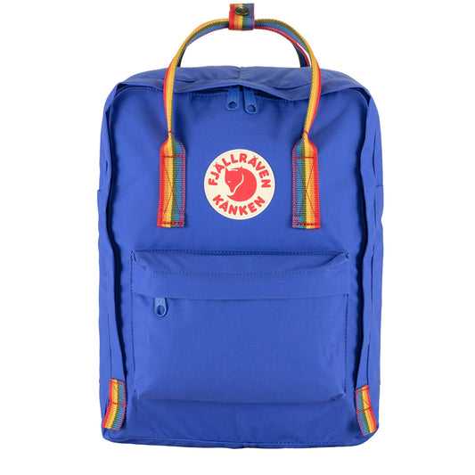 Fjallraven Kanken Classic Backpack Cobalt Blue Rainbow Pattern - The Sporting Lodge