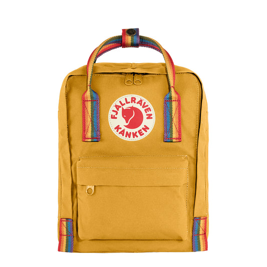 Fjallraven Kanken Rainbow Mini Ochre-Rainbow Pattern - The Sporting Lodge