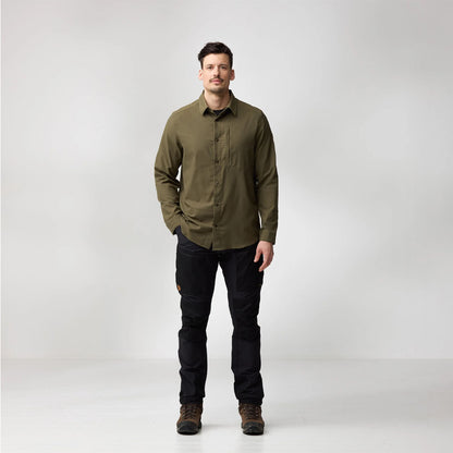 Fjallraven Keb Trekking Shirt LS Laurel Green-Laurel Green