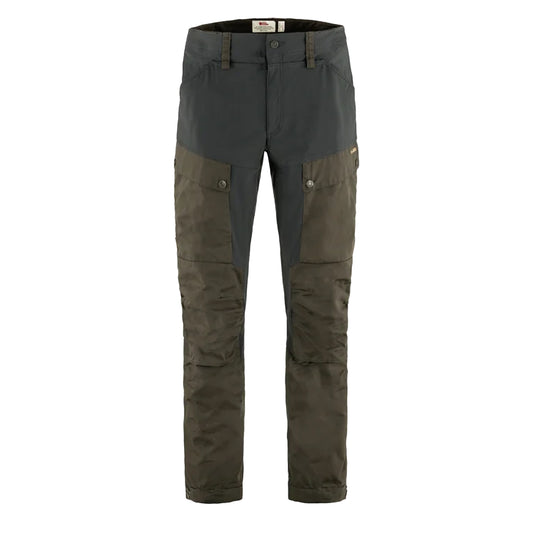 Fjallraven Keb Trousers Reg Leg Dark Olive / Dark Grey