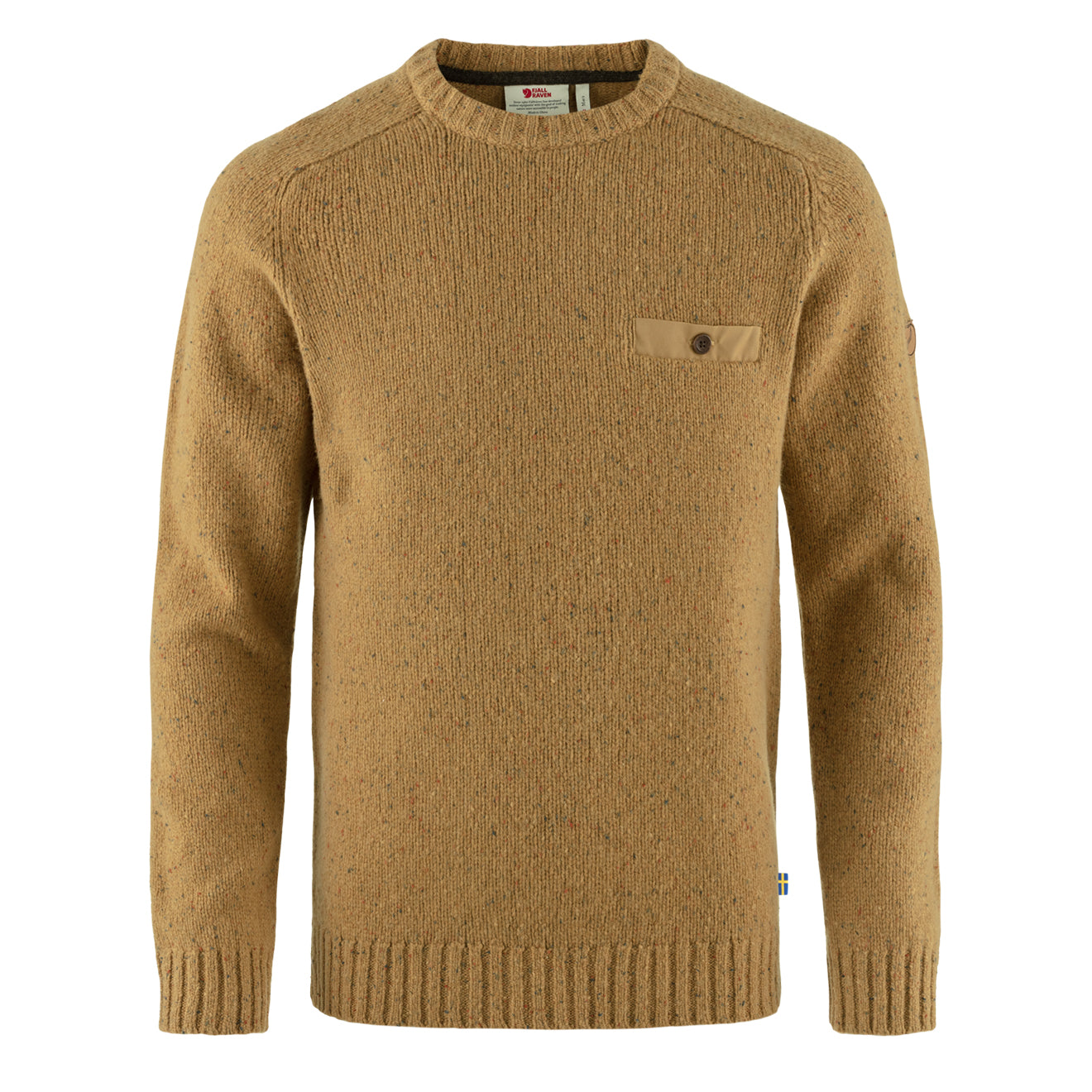 Fjallraven Lada Round neck Sweater Buckwheat Brown The Sporting Lodge