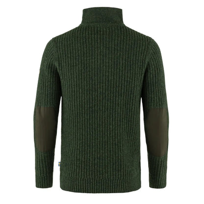 Fjallraven Ovik Half Zip Knit Deep Forest - The Sporting Lodge