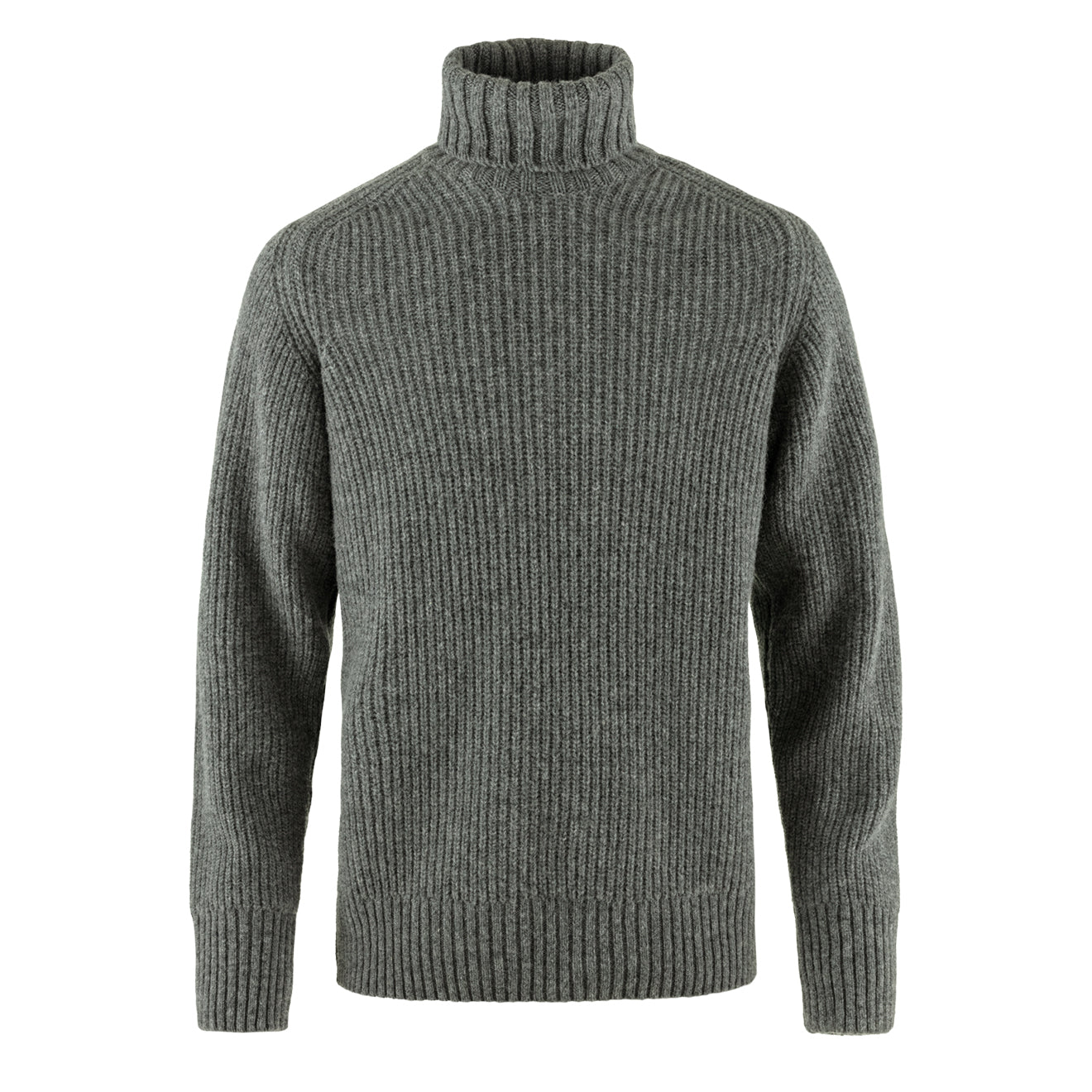 Fjallraven Ovik Roller Neck Sweater Grey Melange The Sporting Lodge