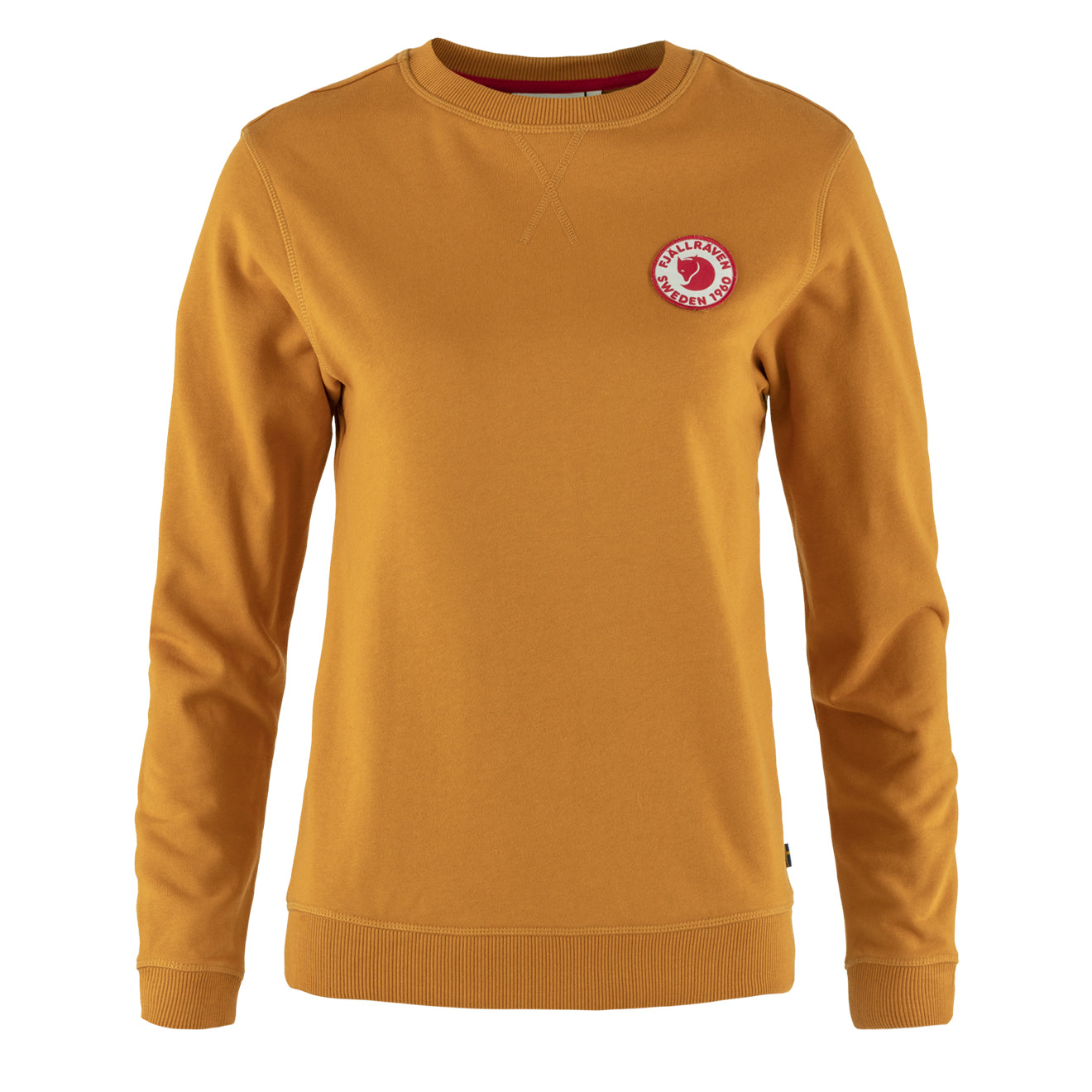 Fjallraven Womens 1960 Logo Badge Sweater Acorn - The Sporting Lodge