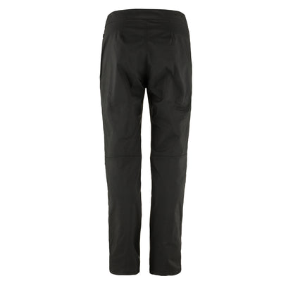 Fjallraven Womens Abisko Hike Trousers Reg Leg Black - The Sporting Lodge