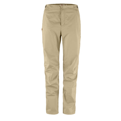 Fjallraven Womens Abisko Hike Trousers Reg Leg Fossil - The Sporting Lodge