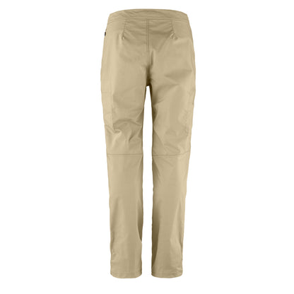 Fjallraven Womens Abisko Hike Trousers Reg Leg Fossil - The Sporting Lodge