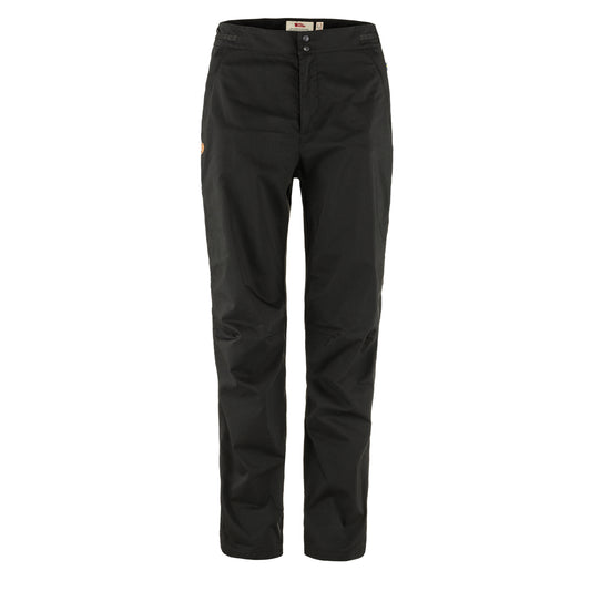 Fjallraven Womens Abisko Hike Trousers Short Leg Black - The Sporting Lodge