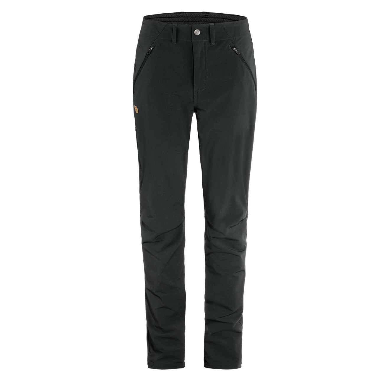 Fjallraven Womens Abisko Stretch Trousers Short Leg Black - The Sporting Lodge