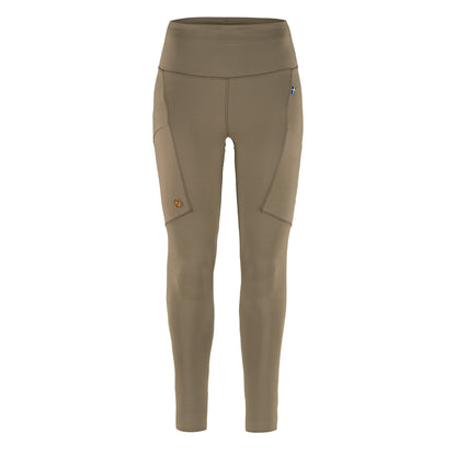 Fjallraven Womens Abisko Tights Suede Brown - The Sporting Lodge