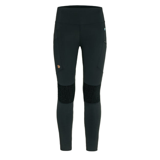 Fjallraven Womens Abisko Trekking Tights HD Black - The Sporting Lodge