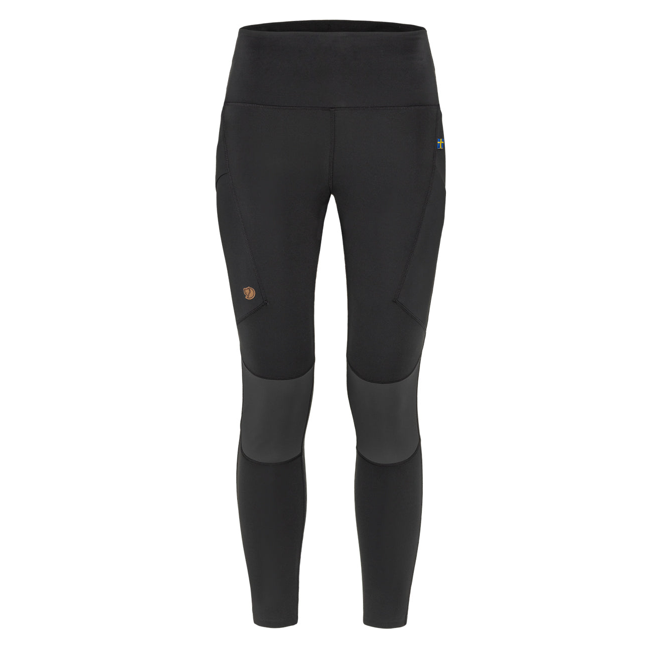 Fjallraven Womens Abisko Trekking Tights Pro Black / Iron Grey - The Sporting Lodge